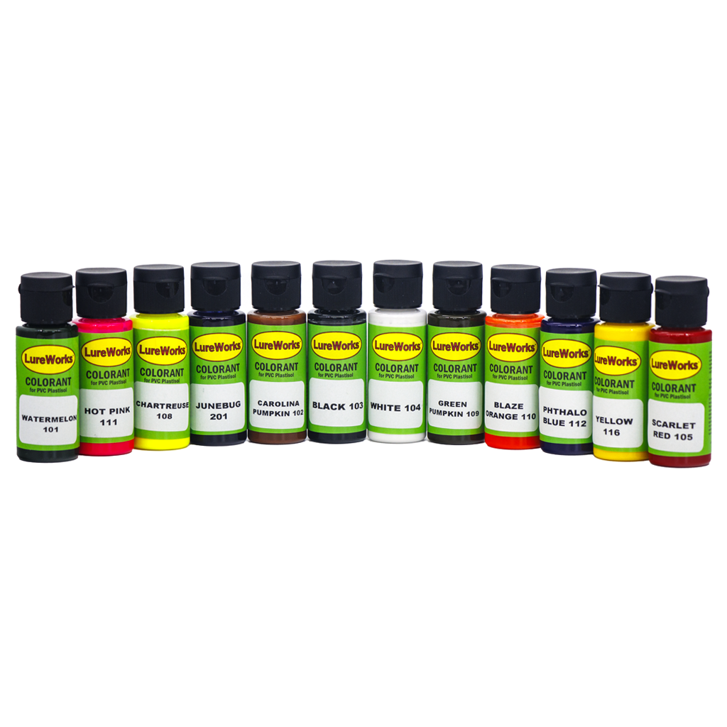 MAKERS DOZEN COLORANT SAMPLER – LureWorks